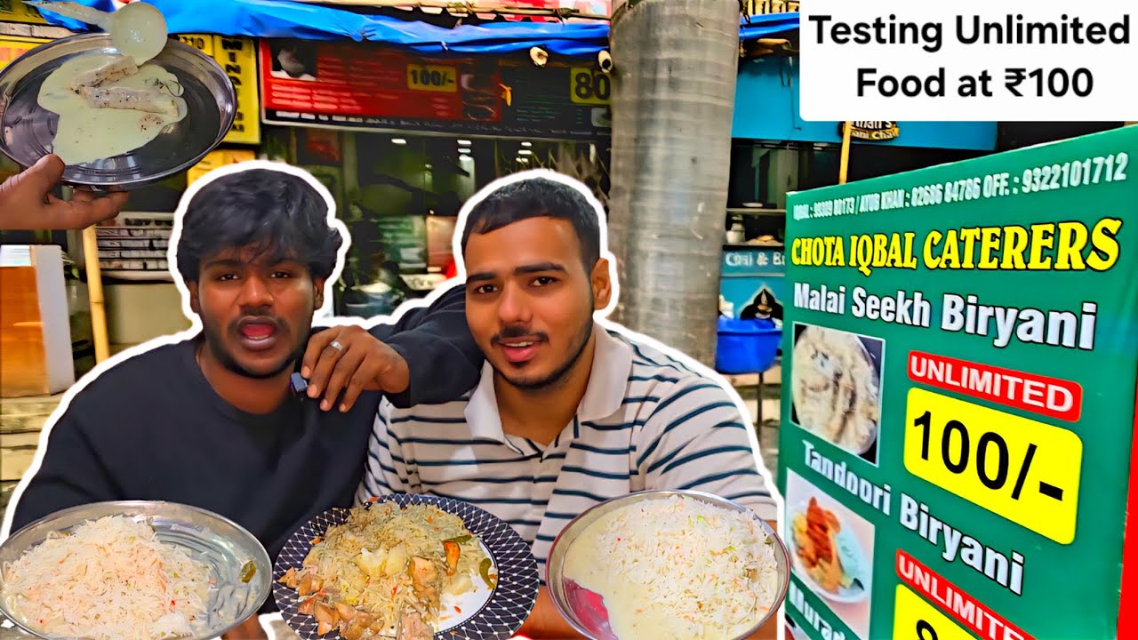 Testing UNLIMITED Food in Just ₹100! (MIRA ROAD)