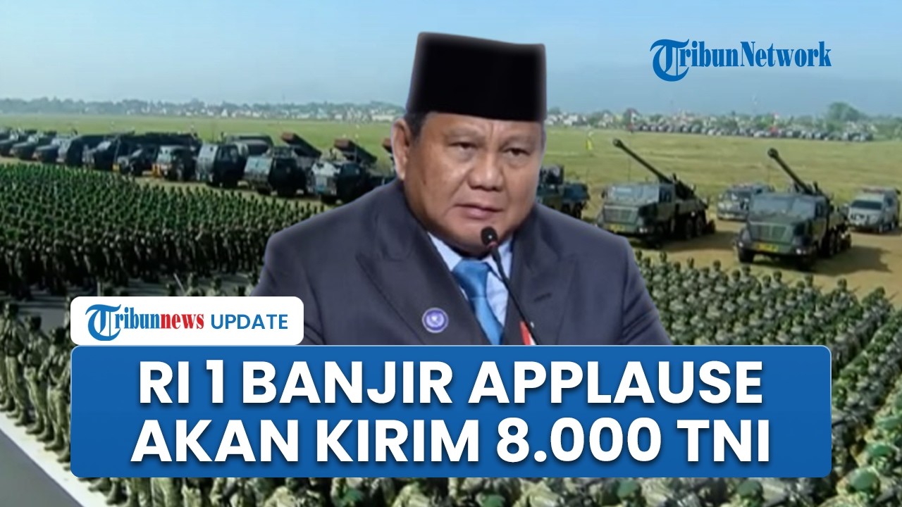 Prabowo Banjir Tempuk Tangan dari Pemimpin Dunia saat Tegaskan Kirim 8 Ribu TNI ke Gaza di KTT BoP