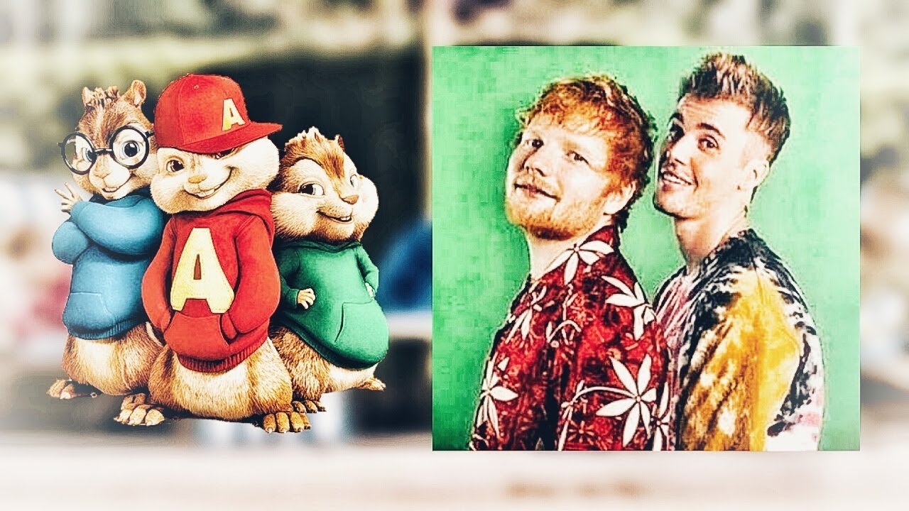 Ed Sheeran ~ I Don't Care ft.Justin Bieber ~ Chipmunk Version