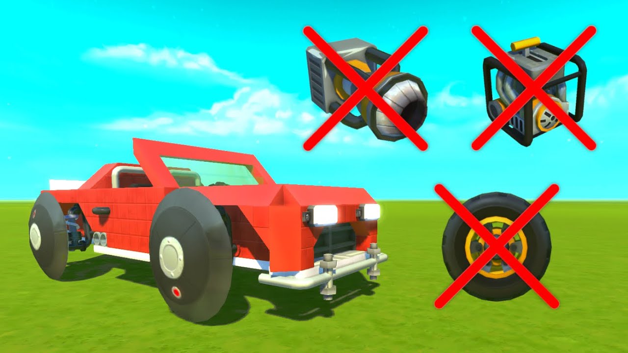 Autóépítés, De Nem Használhatsz Motort, Kereket, Hajtóművet | Scrap Mechanic Balukával
