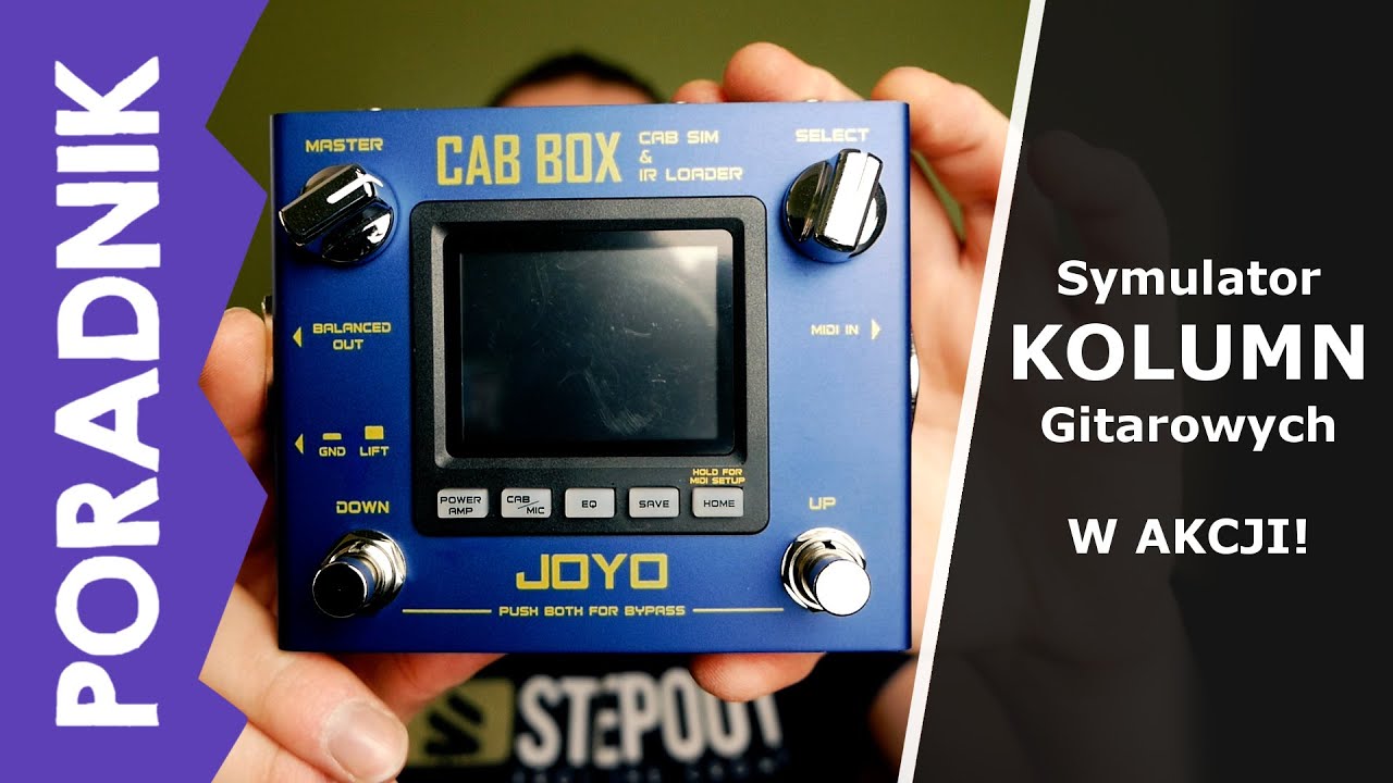 JOYO R-08 CAB BOX - Symulator kolumn gitarowych!