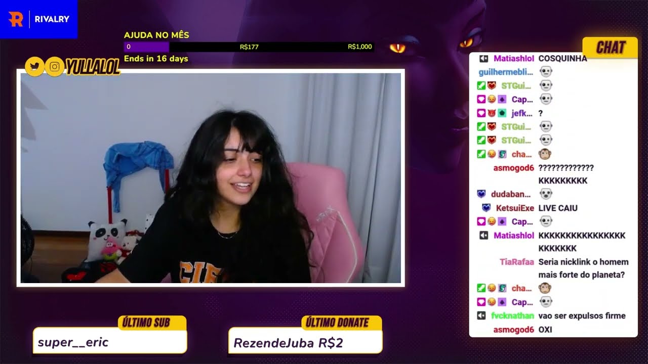 NickLink fazendo a boa pro chat da yulla