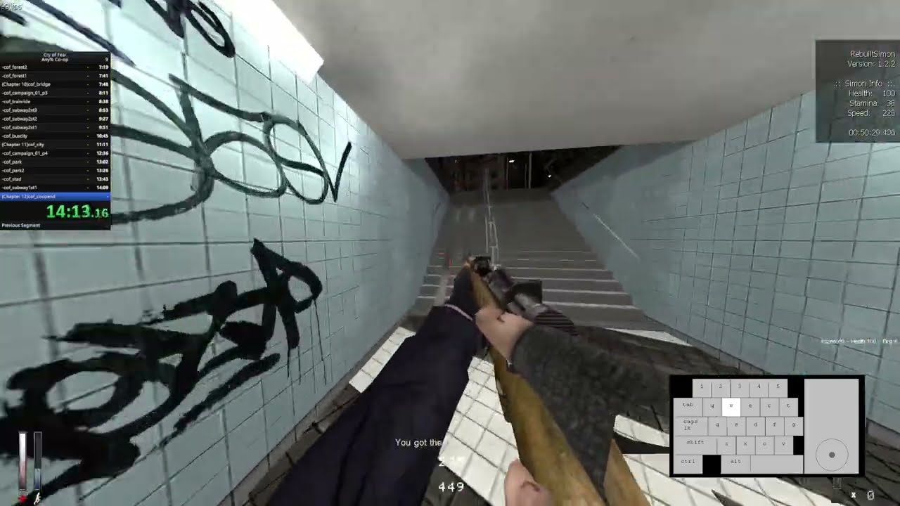Cry of Fear Speedrun co-op - solo 14:18 (PB)