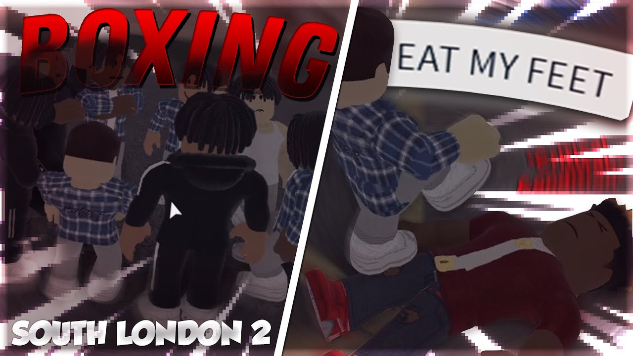 BOXING MATCH IN THE HOOD w/ @Thizzkid and @NazGotStacks (Roblox South London 2)