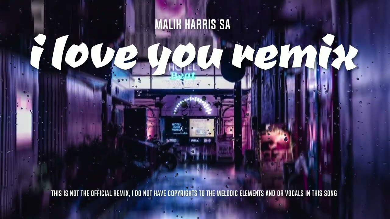 Billie Eilish - I Love You [Unofficial Remix] by Malik Harris SA