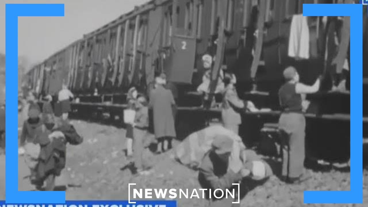 Обнаруженное видео показывает, как американские солдаты спасают евреев из нацистского поезда | Эл...