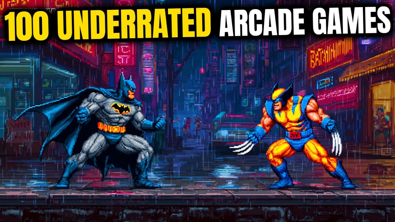 100 UNDERRATED Arcade Games Of All Time - Explored