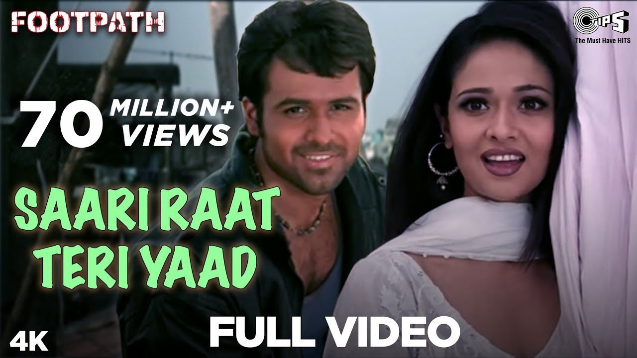 Saari Raat Teri Yaad | Footpath | Emraan Hashmi | Udit Narayan | Alka Yagnik | Bollywood Love Song