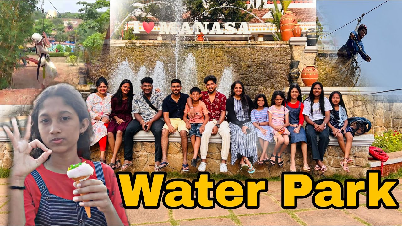Manasa Water Park Mangalore | Nikkig Baid Bathunduge Biriyani || #waterpark #wavepool #zipline #fun
