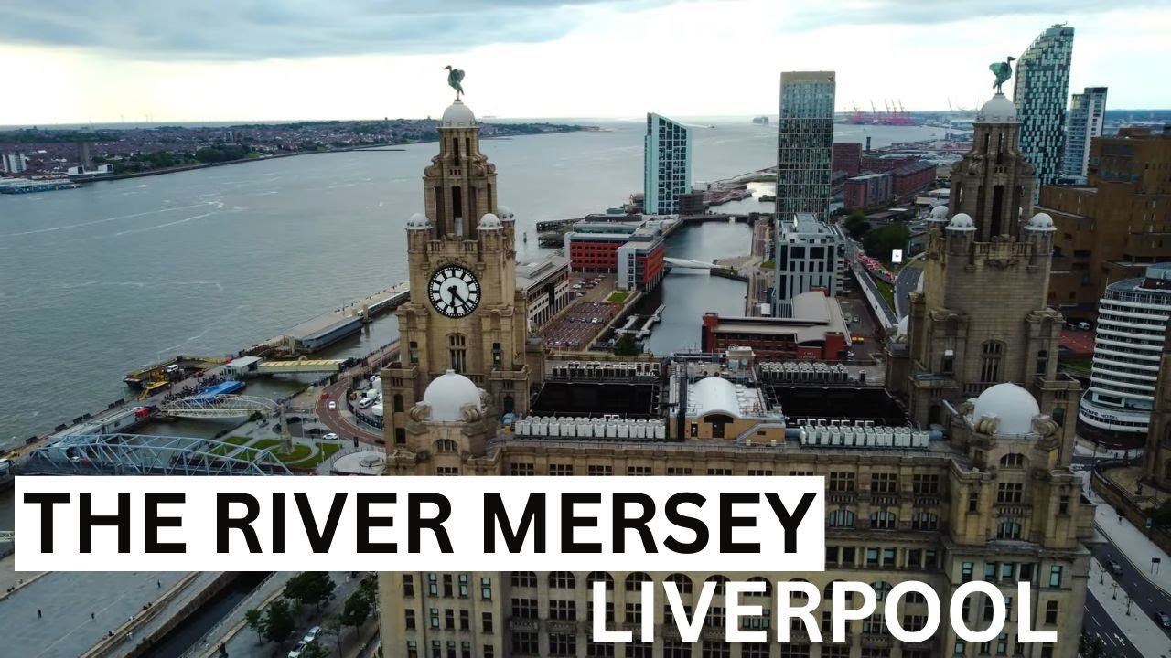 The River Mersey, Liverpool #liverpooldrone