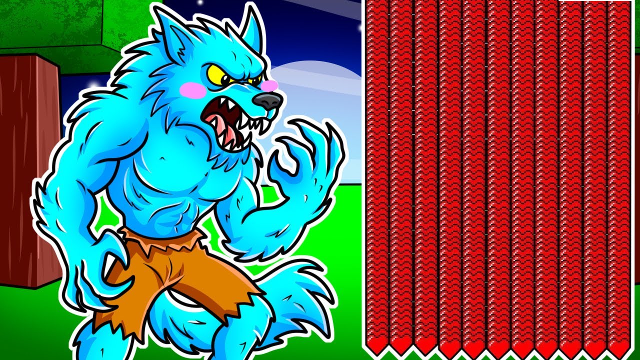 Vida de HOMBRE LOBO en Minecraft!