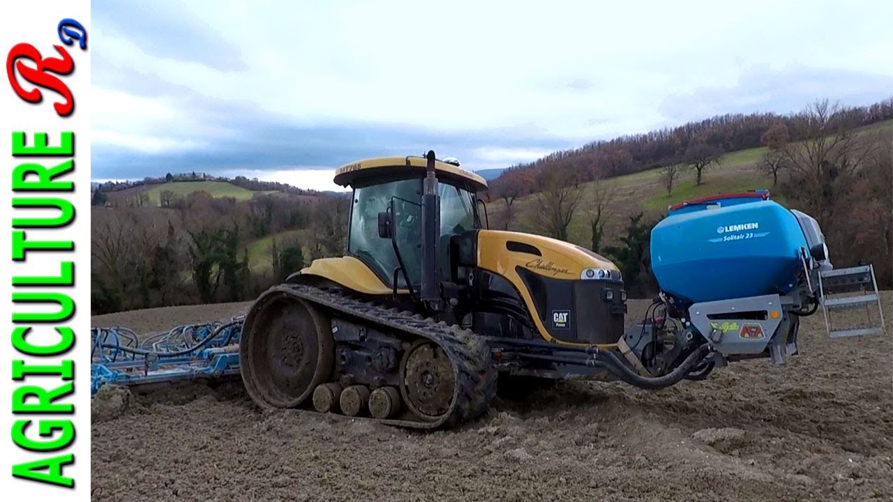 Semina 2021 - Azienda Agricola Montalbini - Challenger MT 765 + Lemken Solitair 23 + Afa System