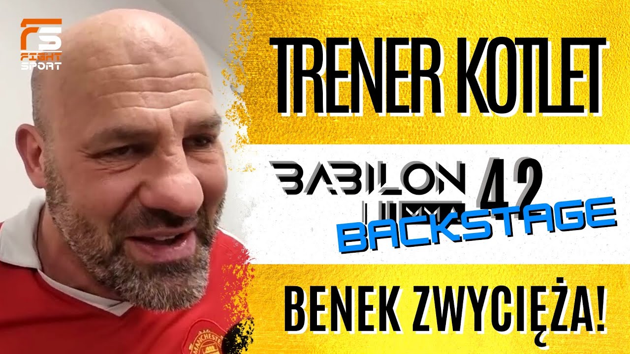 TRENER KOTLET O ZWYCIĘSTWIE BENKA BEDNARSKIEGO NA BABILON MMA 42