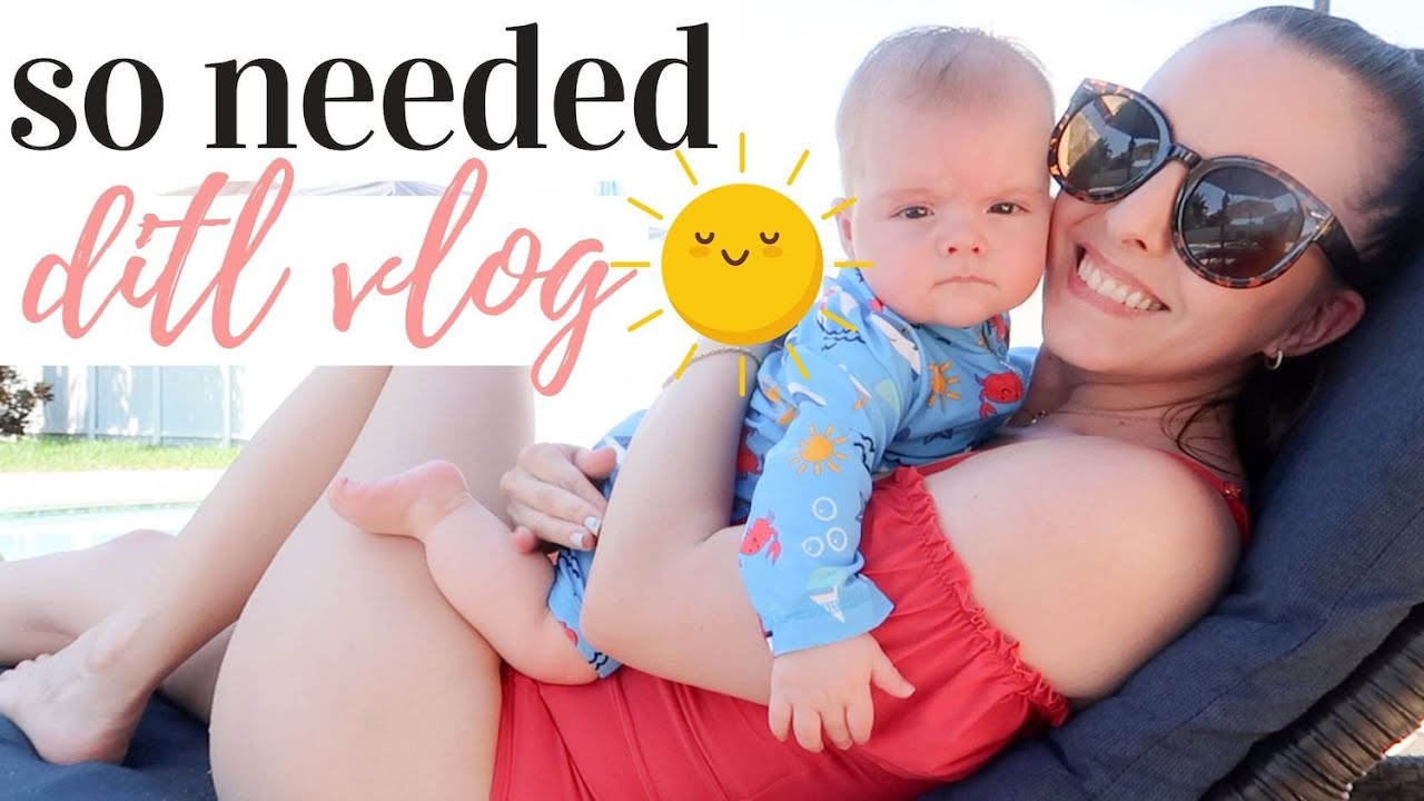 DAY IN THE LIFE WITH A BABY AND A TODDLER 2020 | POOL DAY FOR MIMI'S BIRTHDAY ☀️