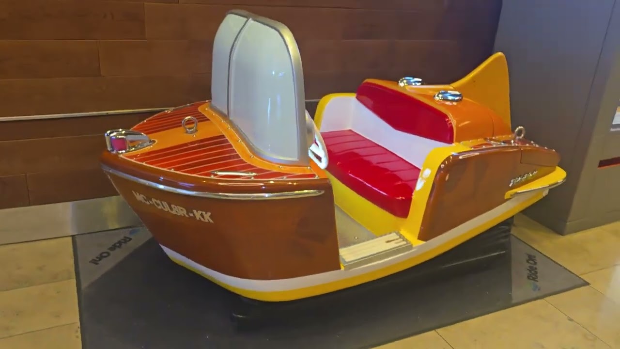 Sting International Kidz Craft Boat Contactless Operated Kiddie Ride