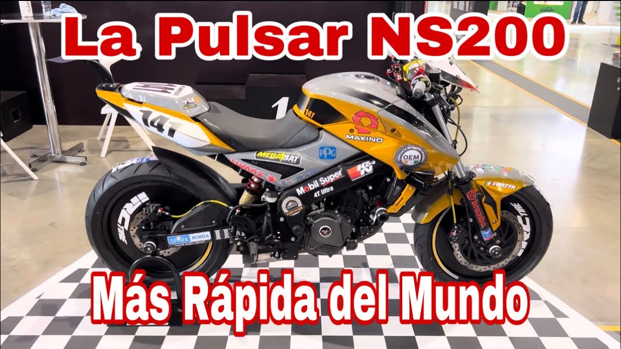 PULSAR NS200 DE CARRERAS / FERIA DE LAS 2 RUEDAS