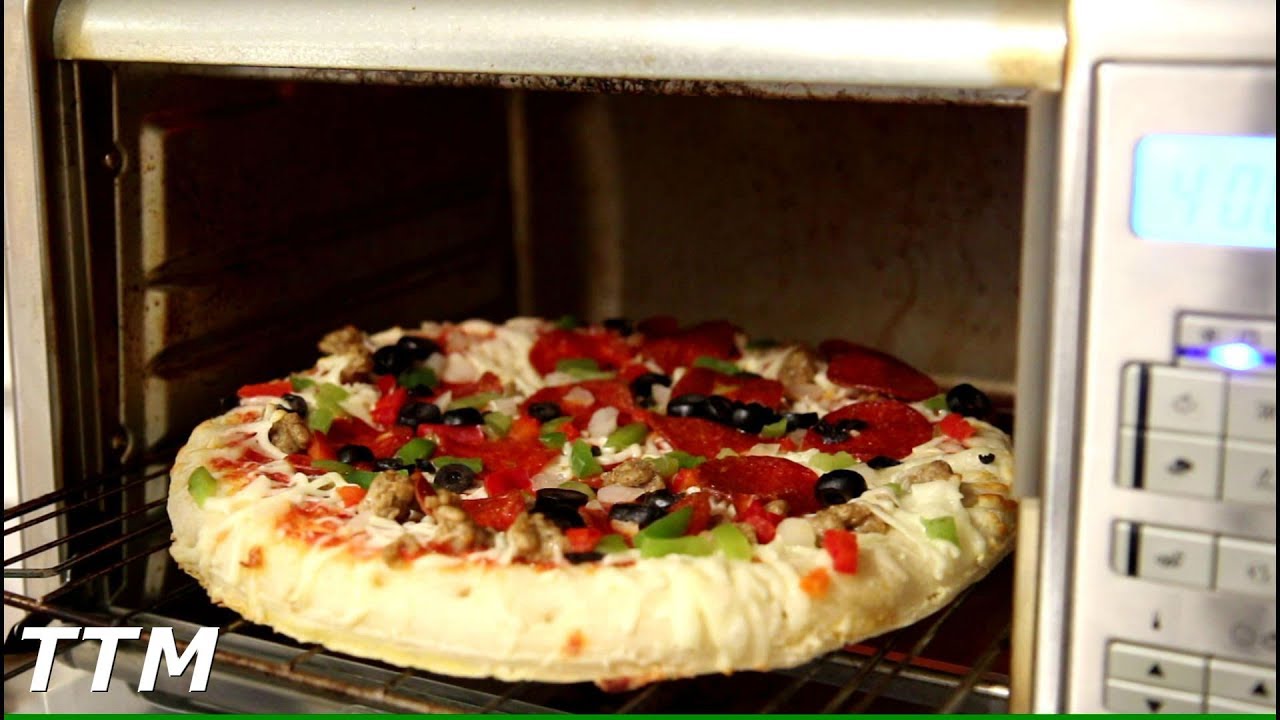 DiGiorno Pizza Cooked in the Toaster Oven