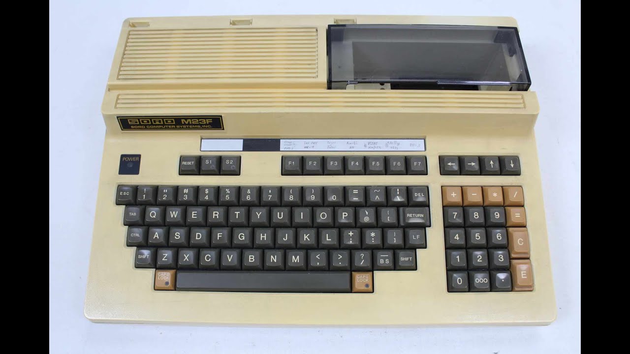 Old Computer SORD M23F