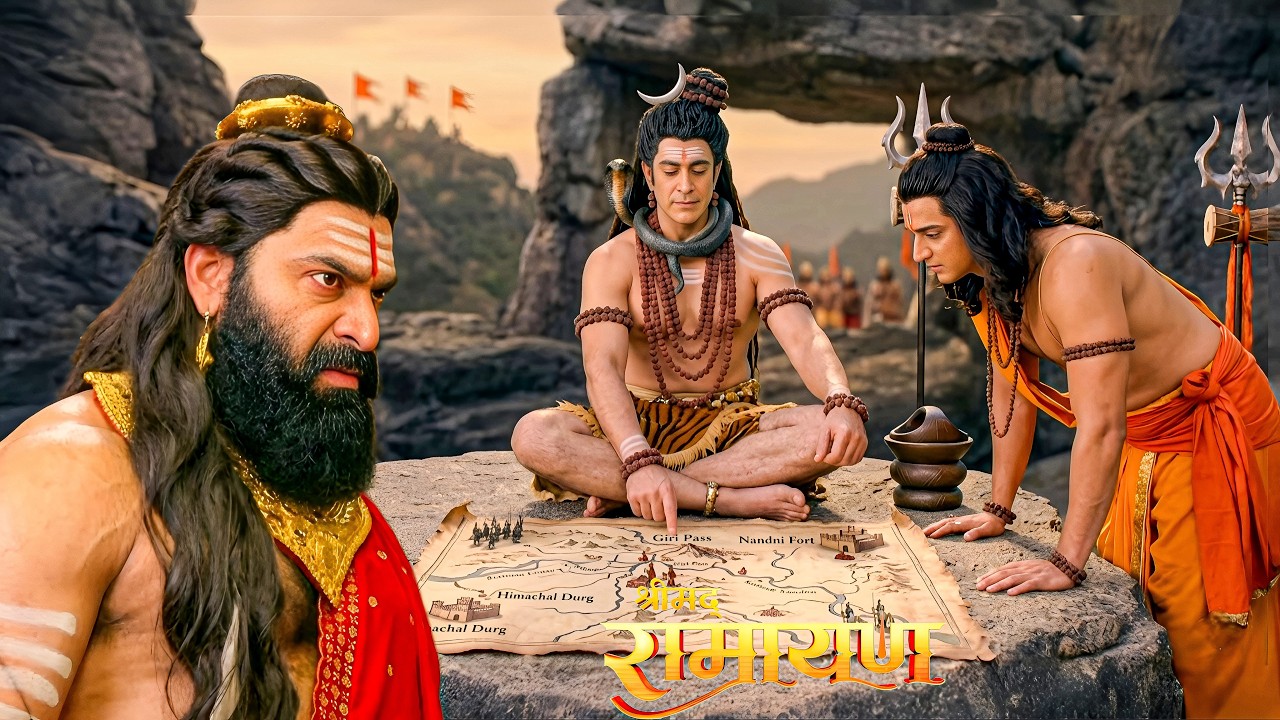 महादेव को श्री राम को रणनीति समझते देख रावण हुआ गुस्से से लाल || Shrimad Ramayan