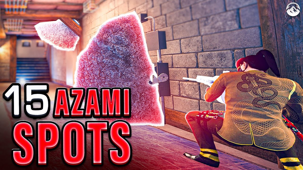 15 BROKEN AZAMI Spots on Chalet that guarantee wins! - Rainbow Six Siege