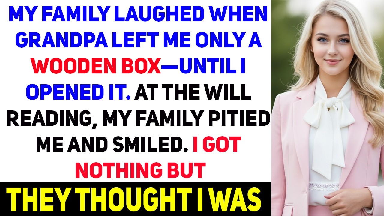 At the Will Reading, My Grandfather Gave Them Millions of Dollars, While I Only