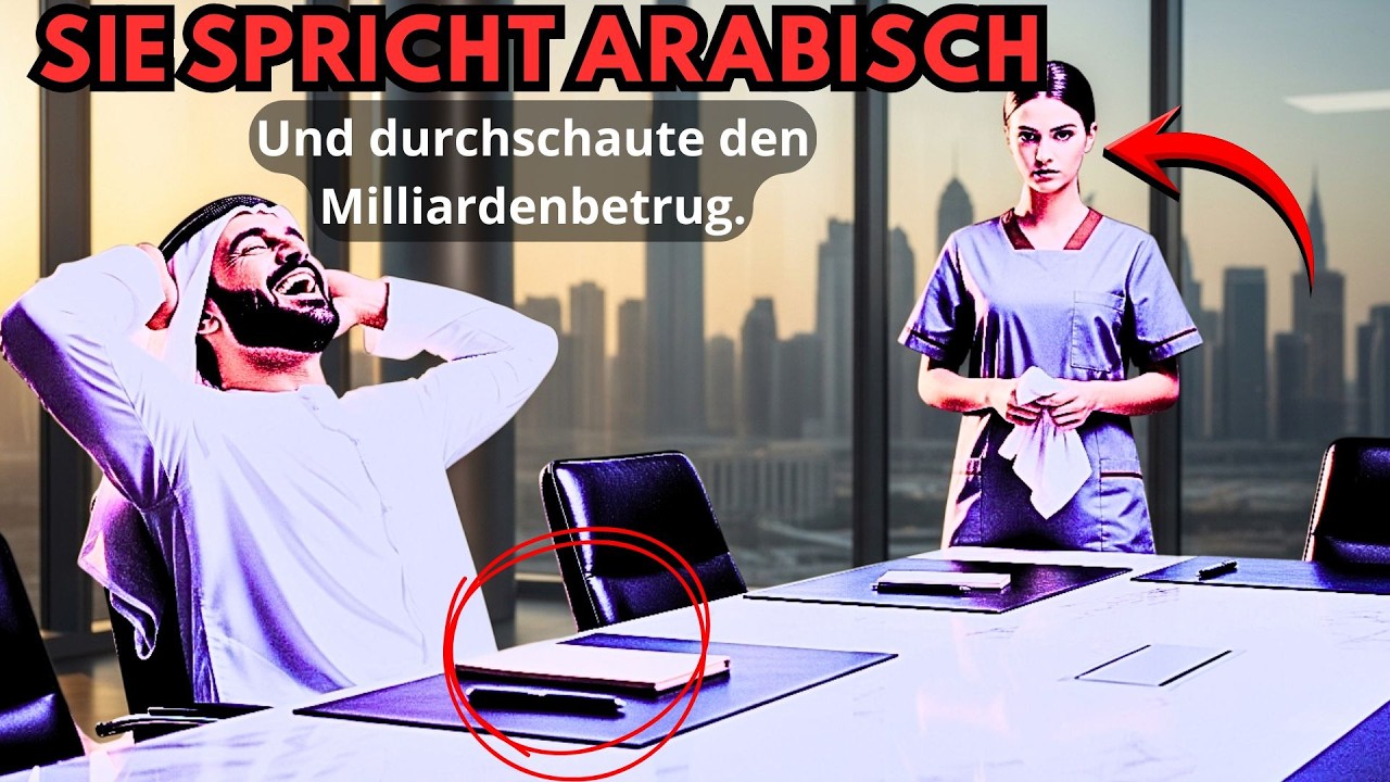 Der Milliardär sprach ARABISCH, um sein Ego aufzublähen... bis das Dienstmädchen alles verstand und.
