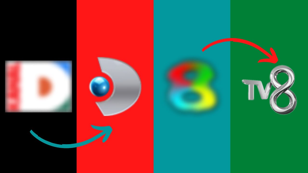 TV kanallarının ilk ve günümüzdeki logo değişimleri!!!