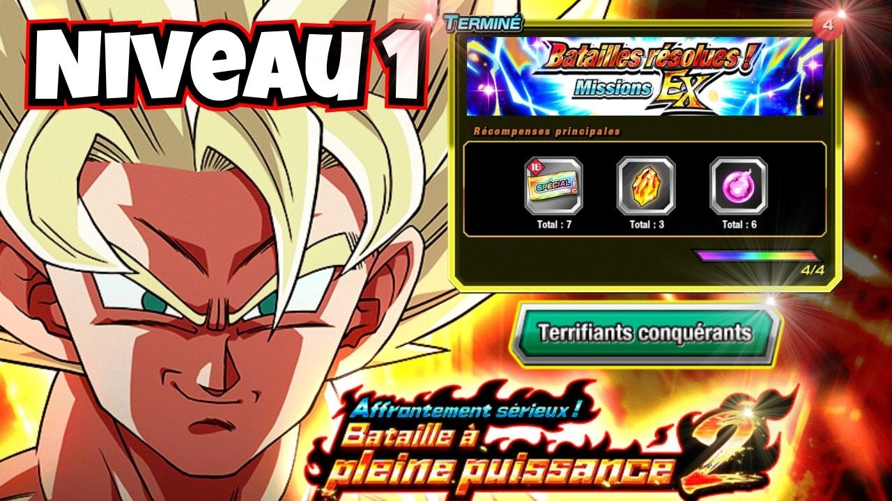 TOUTES les MISSIONS du niveau 1. Affrontement sérieux bataille à pleine puissance 2.