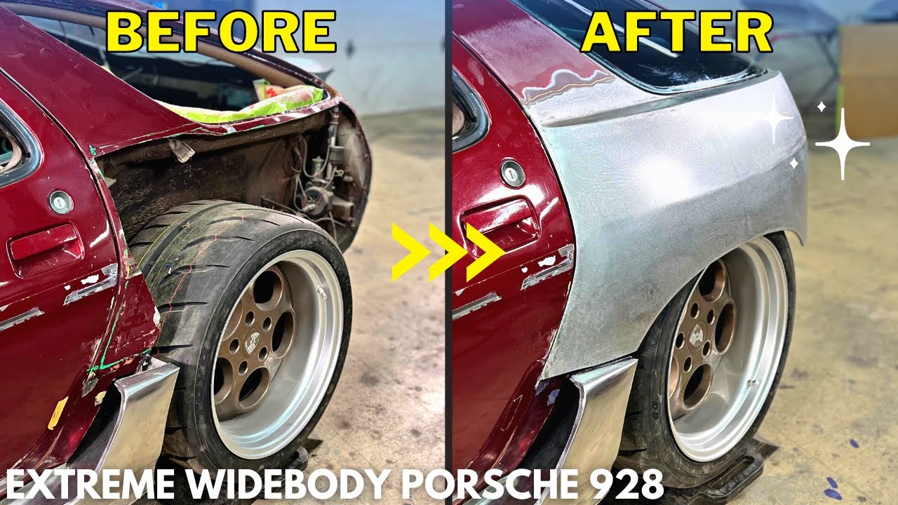 Weld Your Metal Flares With CONFIDENCE! - Outrageous Porsche 928 Widebody Gets Flare - 928 Ep. 22