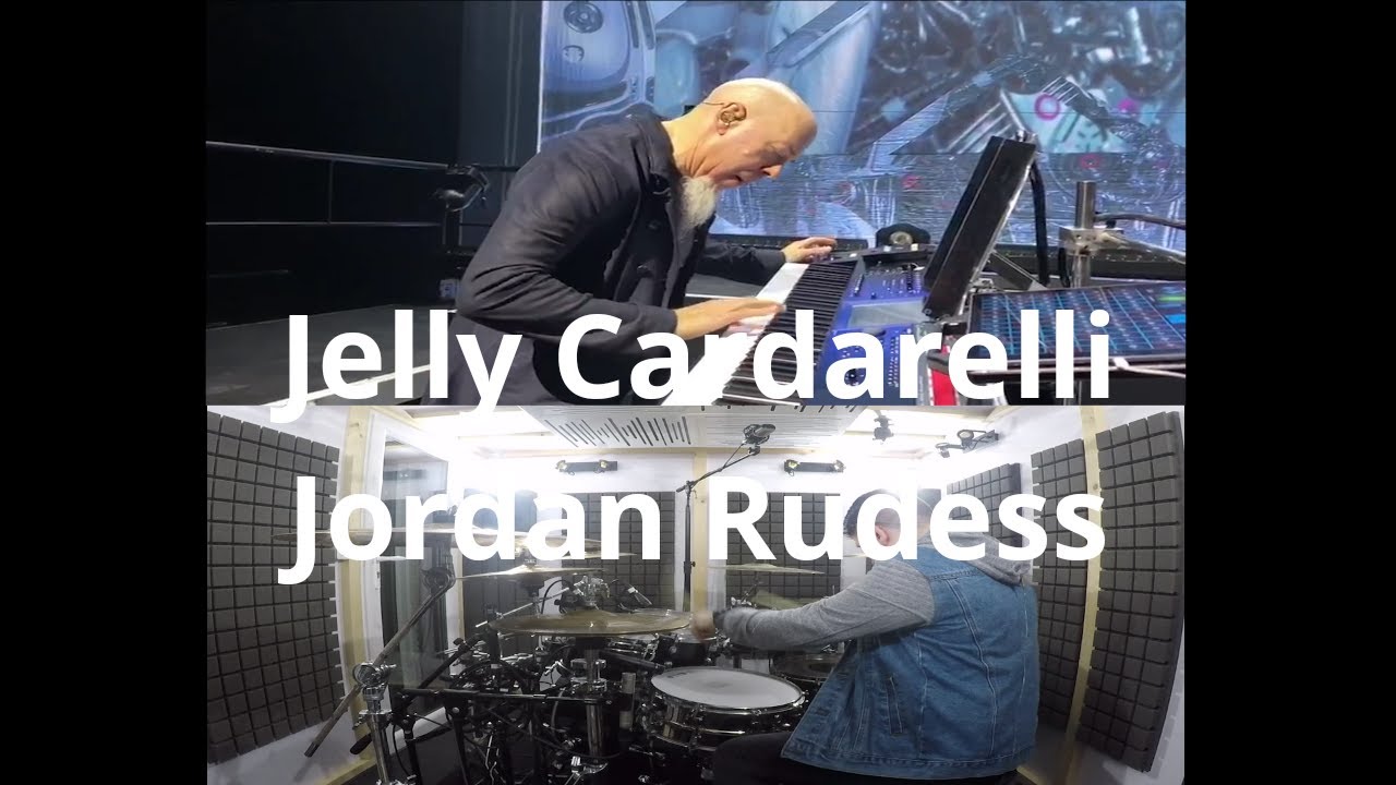 Jelly Cardarelli - Jordan Rudess - Recording session for Lalu 3.