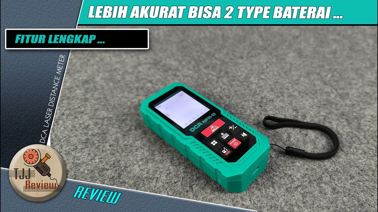 Review laser distance meter dengan fitur lengkap DCA ADF05-60