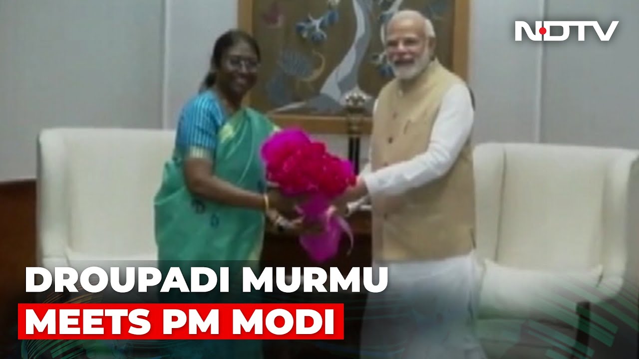 PM Modi Meets BJP's Presidential Pick Droupadi Murmu
