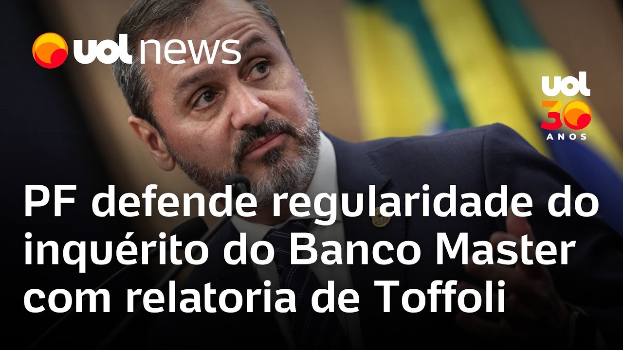 Diretor da PF diz que caso Master tramita sob 'regularidade absoluta' com Toffoli
