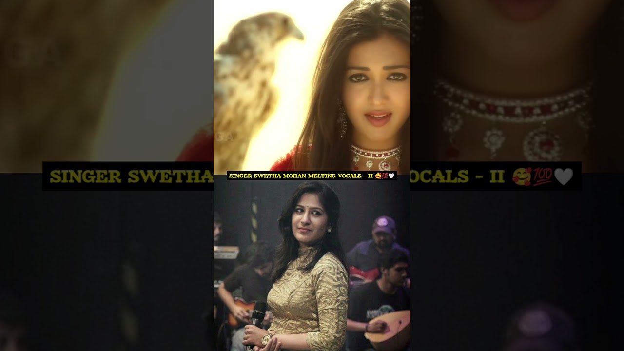 SINGER SWETHA MOHAN MELTING VOCALS PART 2 😍💥🔥 TOLLYWOOD SONGS | SWETHA MOHAN #shorts #shortsfeed