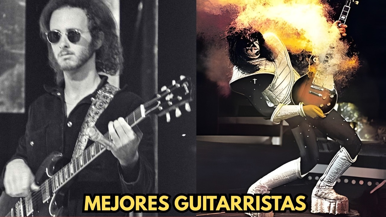 Los 7 MEJORES GUITARRISTAS en la HISTORIA DEL ROCK