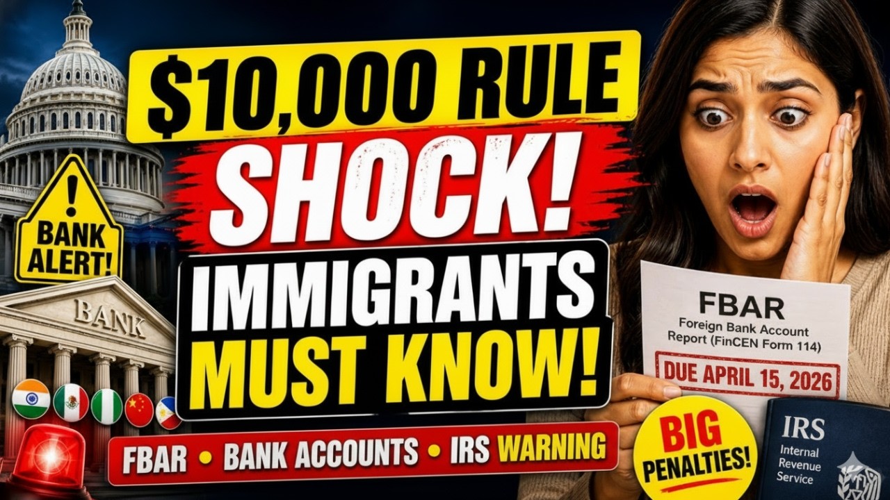 FBAR $10,000 Rule 2026: Immigrants MUST Know This!