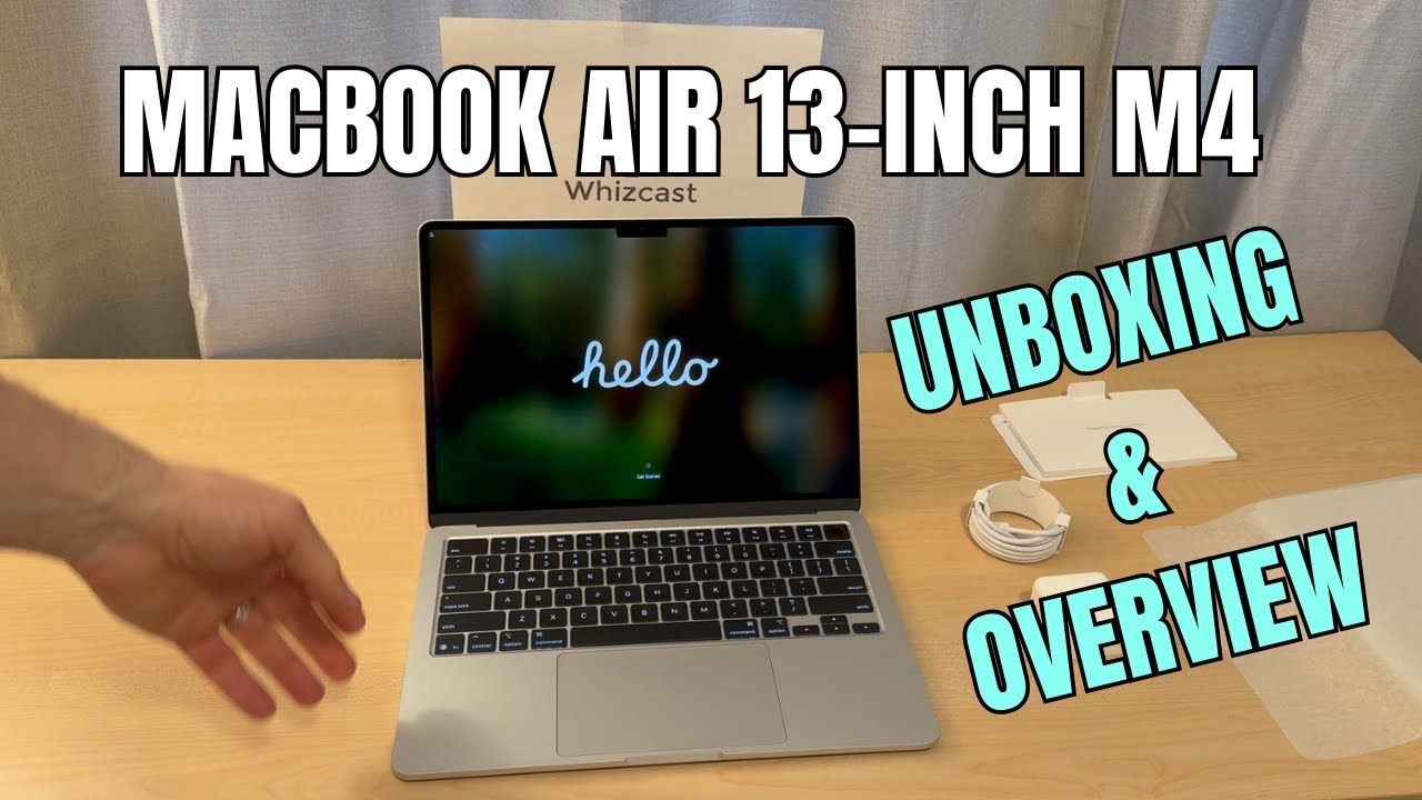 Apple MacBook Air 13-calowy M4 2025 &ndash; rozpakowanie i przegląd.