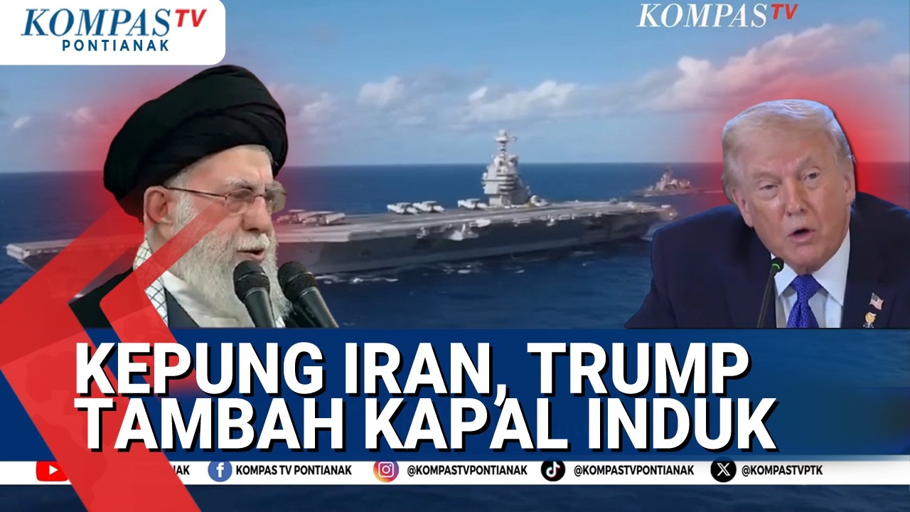 Presiden Trump Ancam Kirim Kapal Induk ke2 ke Timur Tengah, Jika Gagal Capai Kesepakatan Dengan Iran