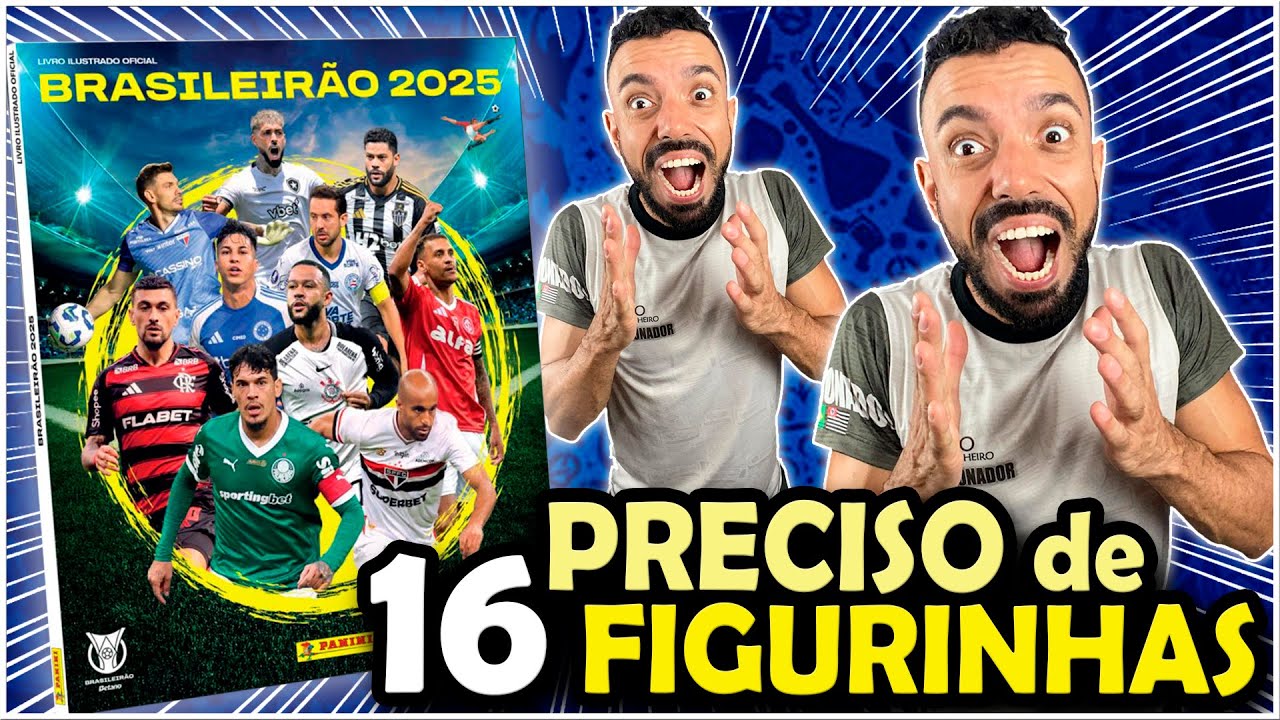 RETA FINAL do ÁLBUM do BRASILEIRÃO 2025 - Figurinhas Panini