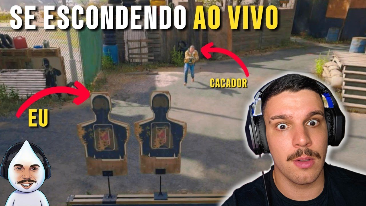 SE ESCONDENDO AO VIVO!! CADE O ZÉ GOTINHA!!