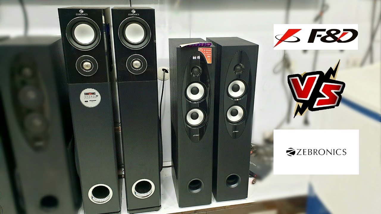 Zebronics ZEB BT9500RUCF VS F&D T60X BATTLEGROUND/SOUND COMPARISON(जानिए कौन सा BEST है 10000rs मैं)