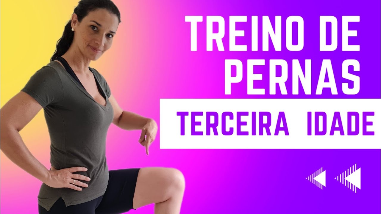 TREINO FÁCIL DE PERNA PARA TERCEIRA IDADE| Nível 2 | #LeilaFranz #terceiraidade  #23