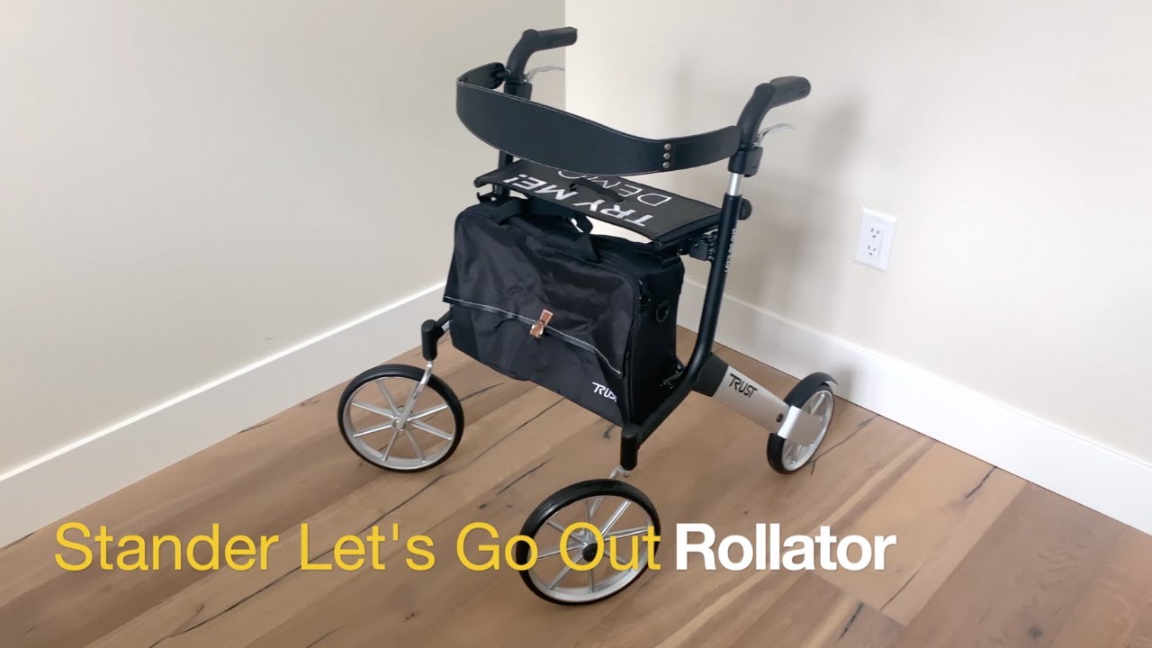Stander Let's Go Out Rollator Set Up