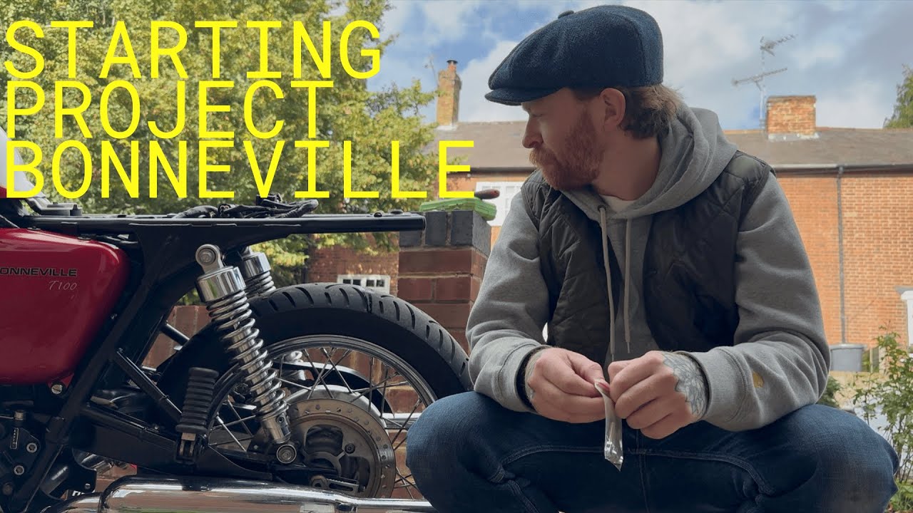 Starting Project Bonneville T100 865 Custom Tracker - Motone Parts