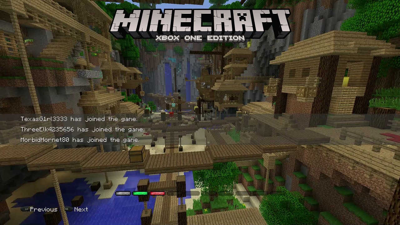 Minecraft Console Edition - Public Battle, Tumble, and Glide