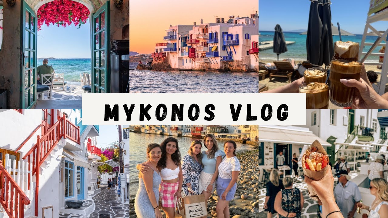 Girls trip | 3rd stop: Mykonos, Greece - birthday at Scorpios, sunset at Little Venice | Vlog #33