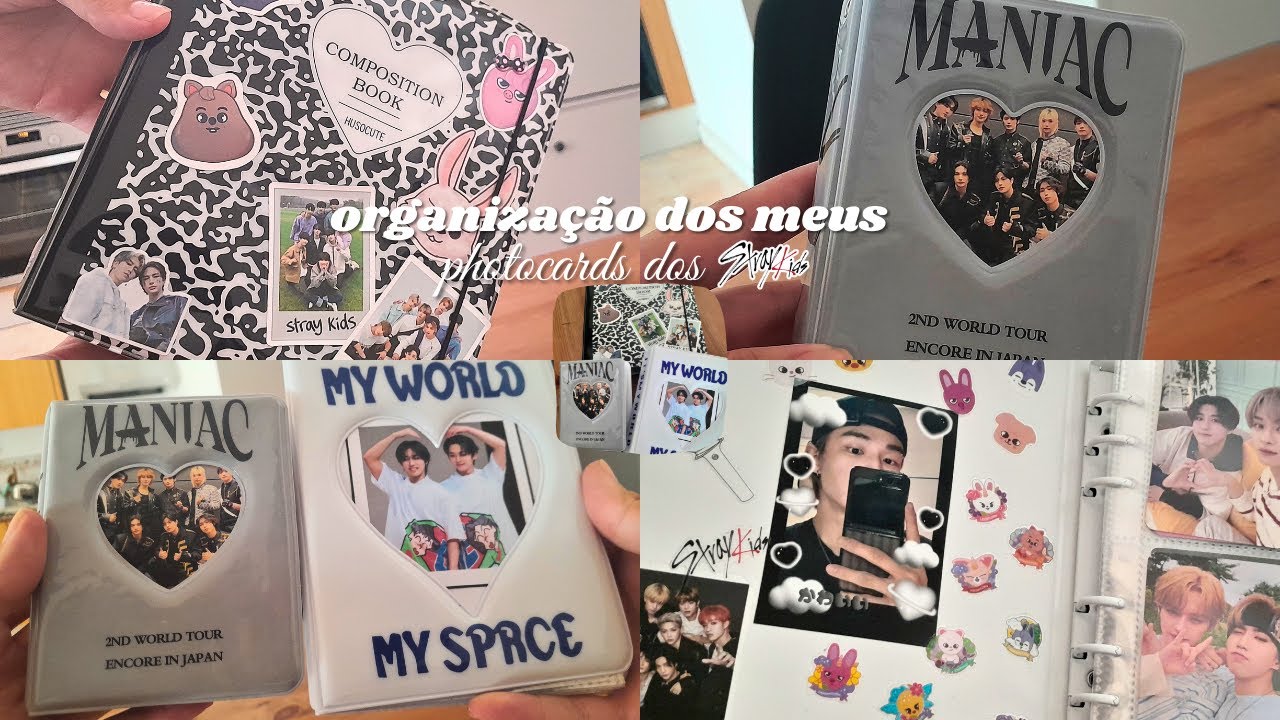 Organização dos meus photocards💌 Stray Kids🤍✨