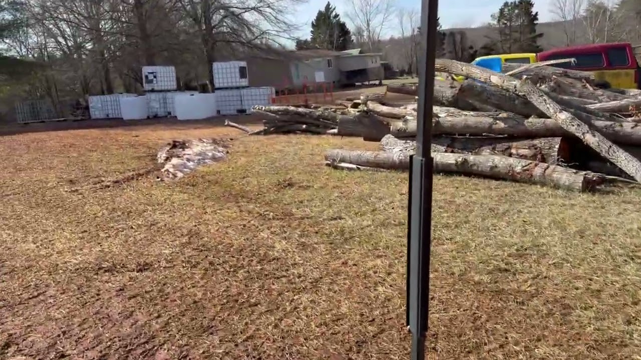 Mud in the wood yard #outdoorwork #firewood #outdoors #mud