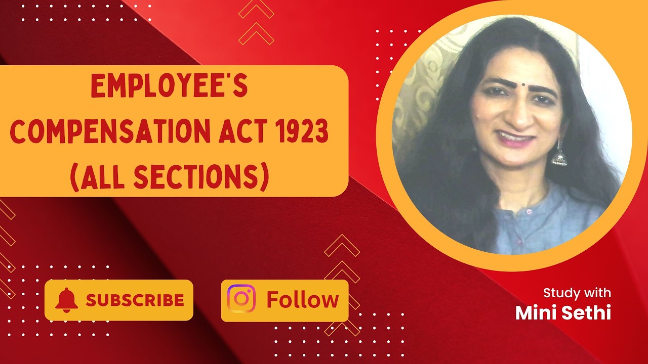 Employee’s Compensation Act 1923 (All Sections)