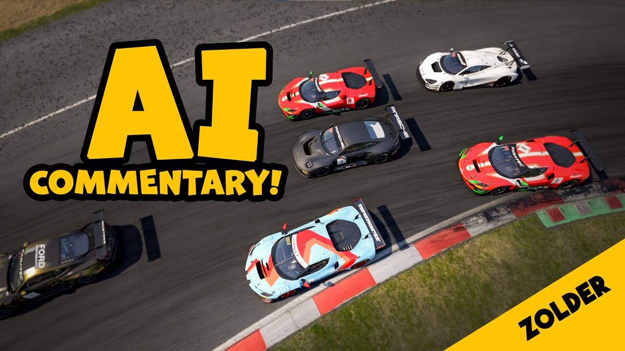 AI Commentary on Sim Race is Hillarious!